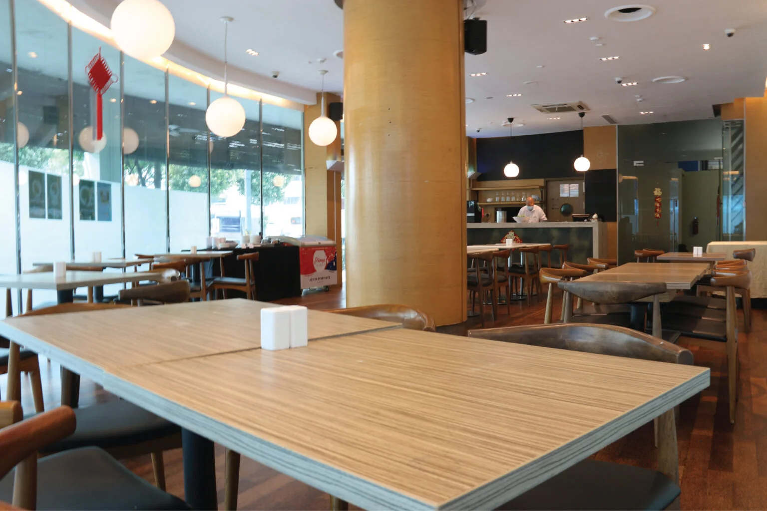 Petite Menu dining area at Aqueen Prestige Lavender