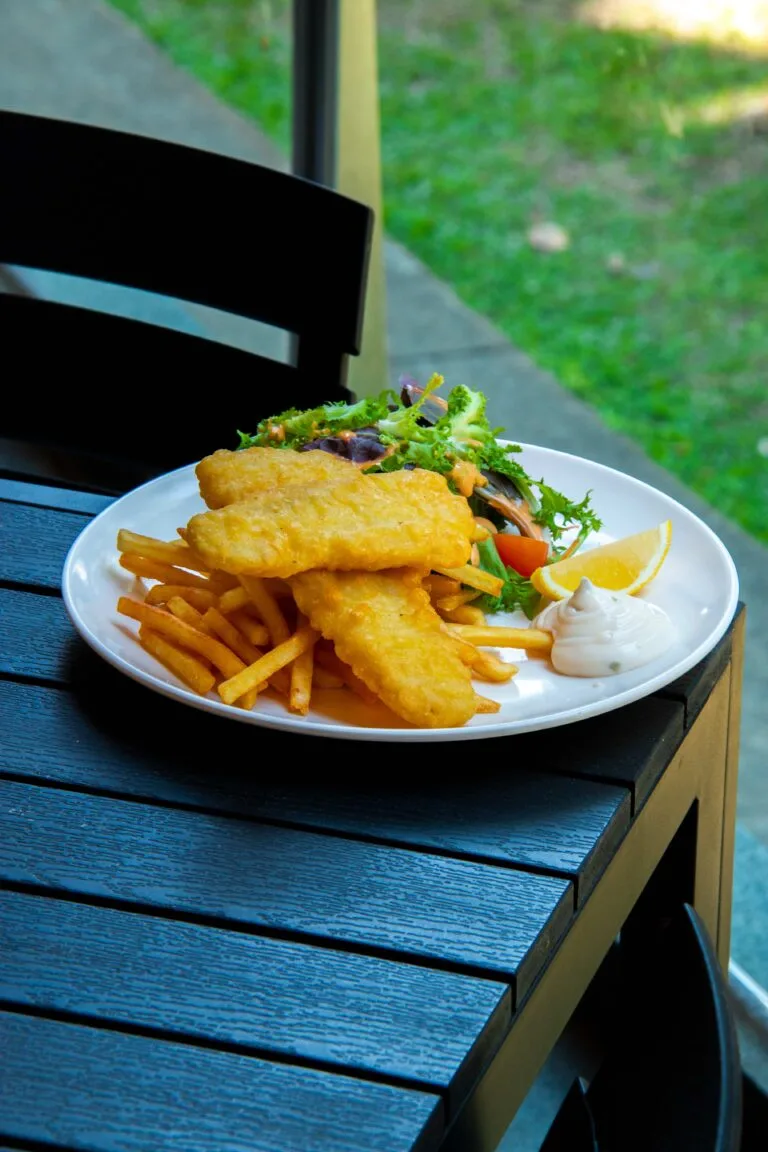Fish and chips at Toast and Co.